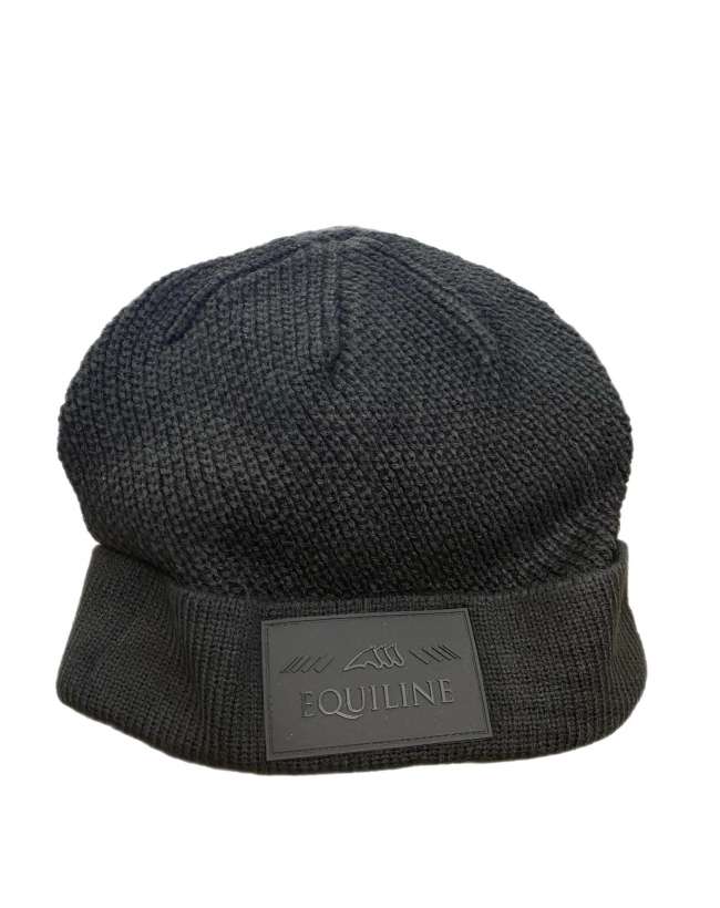 BERRETTO EQUILINE NERO INVERNO 