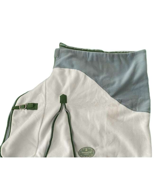 COPERTA IN PILE BICOLORE