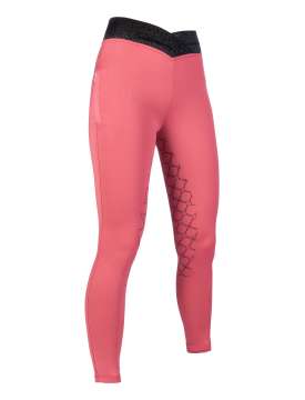 LEGGINGS BAMBINA FULL GRIP ROSA E NERO-24327