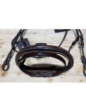 TESTIERA EQUILINE MARRONE CAPEZZINO CHIUDI BOCCA-24582