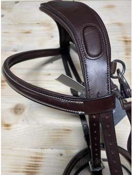 TESTIERA EQUILINE MARRONE CAPEZZINO CHIUDI BOCCA-24583
