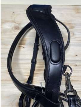 TESTIERA EQUILINE NERA CAPEZZINO TUBOLARE-24586