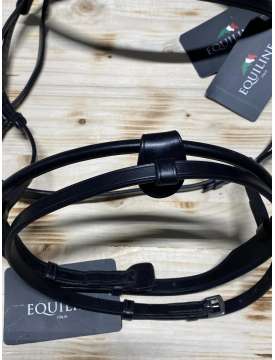 TESTIERA EQUILINE NERA CAPEZZINO TUBOLARE-24589