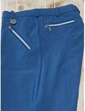 PANTALONE DONNA LEGGERO COLORE PETROLIO-24623