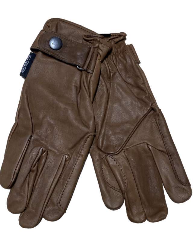 GUANTI EQUITAZIONE IN PELLE MARRONE