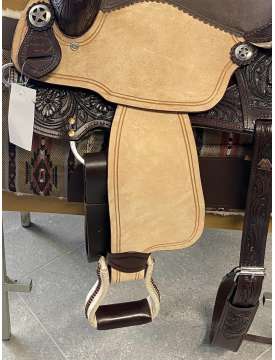 SELLA WESTERN DA BARREL TRIPLE S MARRONE-24666