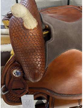 SELLA WESTERN BARREL TRIPLE'S ROSSICCIO-24674