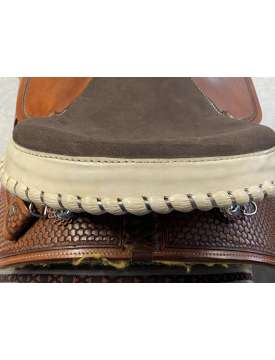 SELLA WESTERN BARREL TRIPLE'S ROSSICCIO-24676