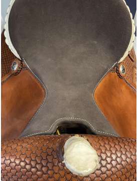 SELLA WESTERN BARREL TRIPLE'S ROSSICCIO-24679