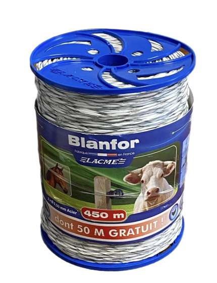 LACME FILO BLANFOR 450 METRI ACCIAIO GALVANIZZATO