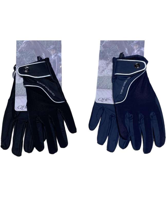 GUANTI EQUITAZIONE SOTTILI TESSUTO GRIP
