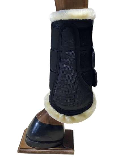 STINCHIERE DA DRESSAGE CORDURA E PELLICCIA