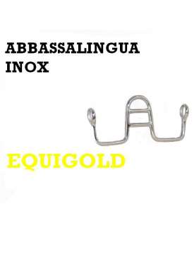 ABBASSA LINGUA INOX CON DUE TRAVERSINI-2495