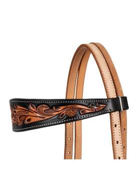 TESTIERA WESTERN POOLS FRONTALINO LARGO-25067