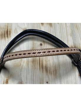 TESTIERA WESTERN POOL'S BICOLORE-25145