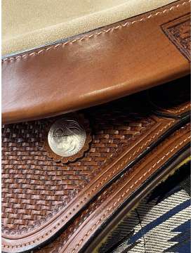 SELLA WESTERN TRIPLE S PLEASURE IN CUOIO NATURALE-25243