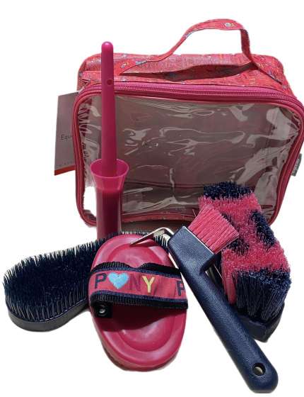 GROOMING KIT ATTREZZI PER LA PULIZA DEL PONY