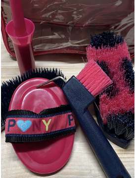 GROOMING KIT ATTREZZI PER LA PULIZA DEL PONY-25256