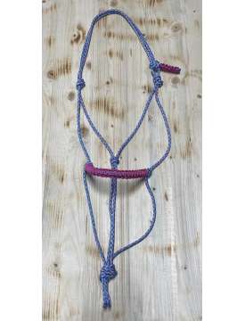 CAVEZZA CORDA TRICOLORE CON RIPORTI FUXIA-25295