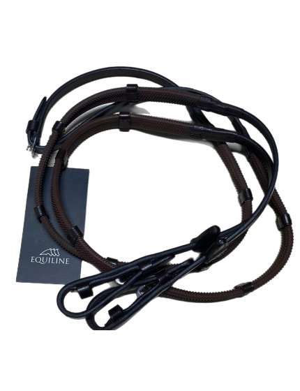 REDINI EQUILINE IN GOMMA CON TACCHETTE CUOIO PONY