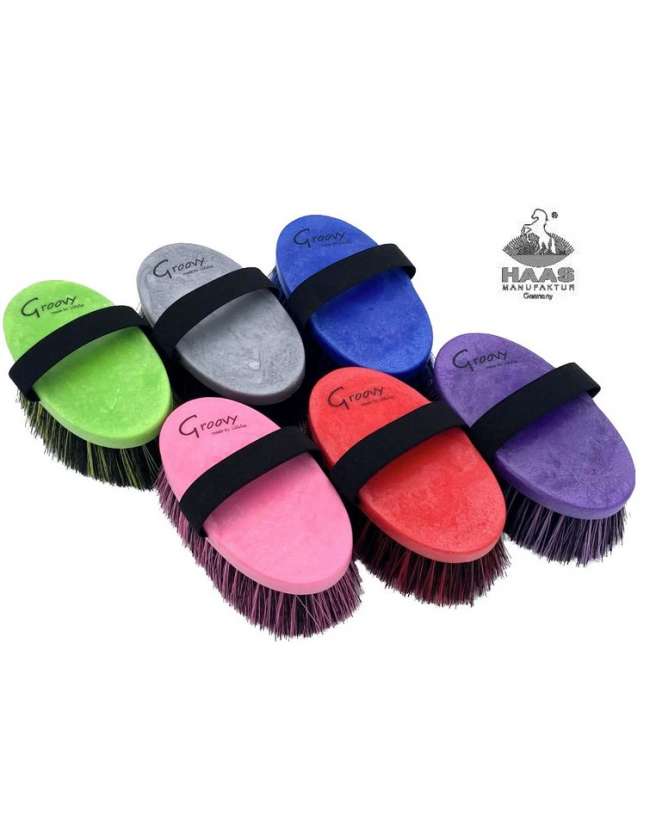 SPAZZOLA HAAS GROOVY CON PASSAMANO ELASTICO