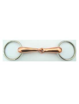 FILETTO AD ANELLI INOX CON CANNONE IN RAME VUOTO DA 23MM-2552