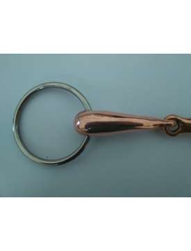 FILETTO AD ANELLI INOX CON CANNONE IN RAME VUOTO DA 23MM-2553
