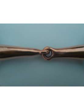 FILETTO AD ANELLI INOX CON CANNONE IN RAME VUOTO DA 23MM-2554