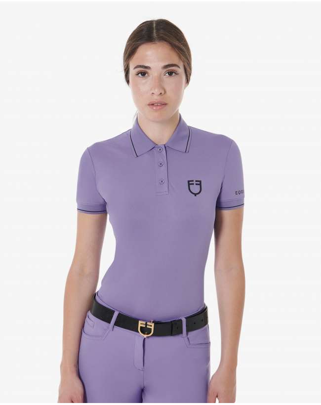 POLO EQUESTRO SLIM FIT TESSUTO TRASPIRANTE