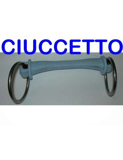 FILETTO AD ANELLI HARMONY CIUCCETTO CON BOCCOLE OTTONE