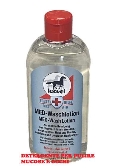 LOZIONE DETERGENTE MED PER MUCOSE E OCCHI DEL CAVALLO