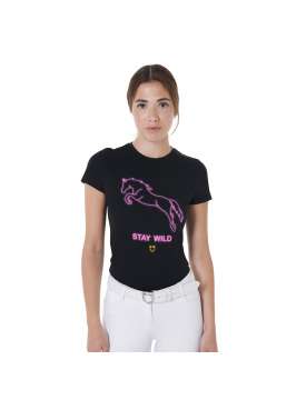 T-SHIRT EQUESTRO BAMBINA STAY WILD-25690