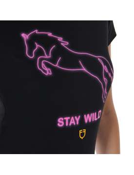 T-SHIRT EQUESTRO BAMBINA STAY WILD-25691