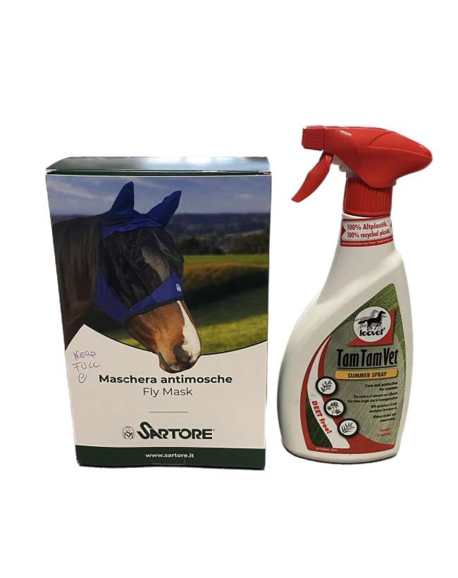 REPELLENTE CON MASCHERA ANTIMOSCHE