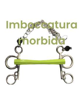 PELHAM ASTE CORTE METALAB GOMMA FLESSIBILE-25831