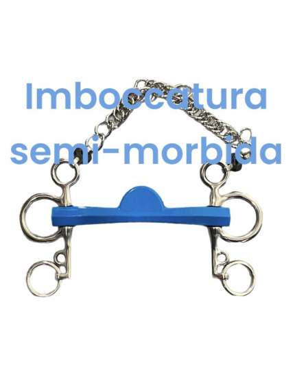 PELHAM METALAB ASTE CORTE CANNONE CON PONTE
