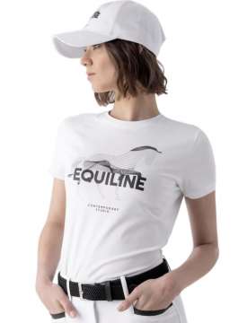 T-SHIRT EQUILINE DONNA STUDIO CON LOGO GRAFICO-25887