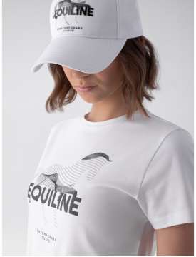 T-SHIRT EQUILINE DONNA STUDIO CON LOGO GRAFICO-25890