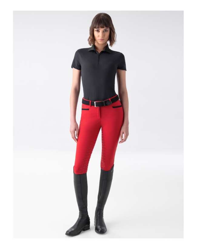 POLO TECNICA EQUILINE DONNA MEZZA ZIP