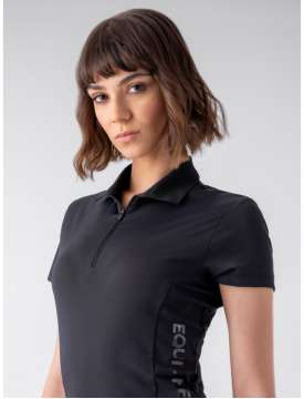 POLO TECNICA EQUILINE DONNA MEZZA ZIP-25895