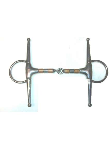 FILETTO PER CAVALLO ASTE RULLI RAME