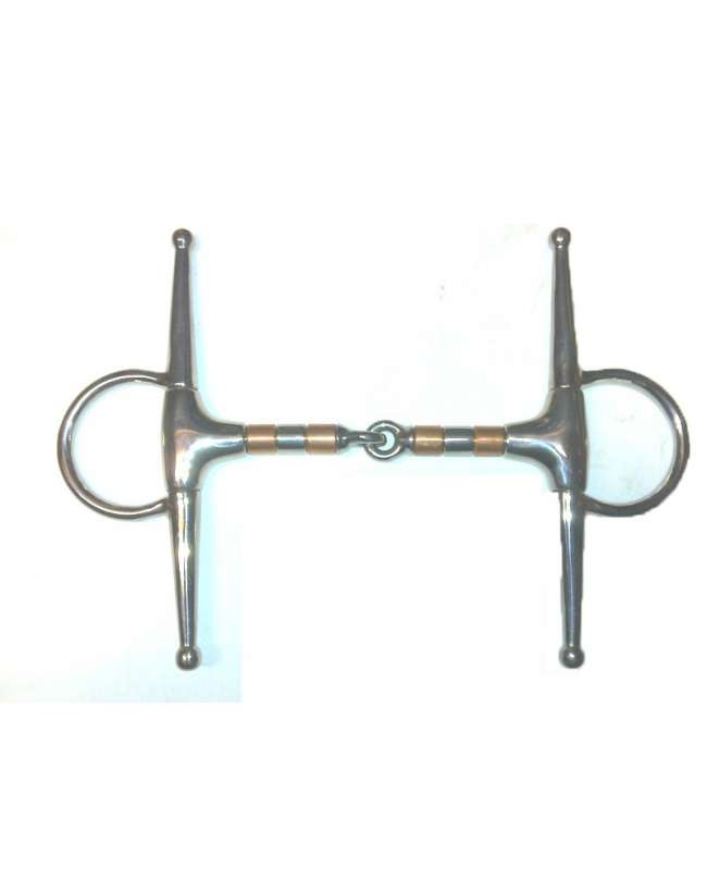 FILETTO PER CAVALLO ASTE RULLI RAME