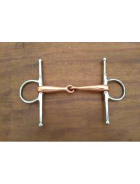 FILETTO PER CAVALLO AD ASTE IN RAME VUOTO-2597