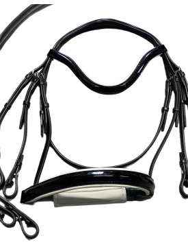 BRIGLIA DRESSAGE CON RIPORTI BIANCHI-25992
