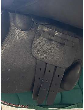 SELLA EQUESTRO DOPPIATA DA SALTO PATCH LOGO-26027