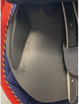 SELLA EQUESTRO DOPPIATA DA SALTO PATCH LOGO-26029