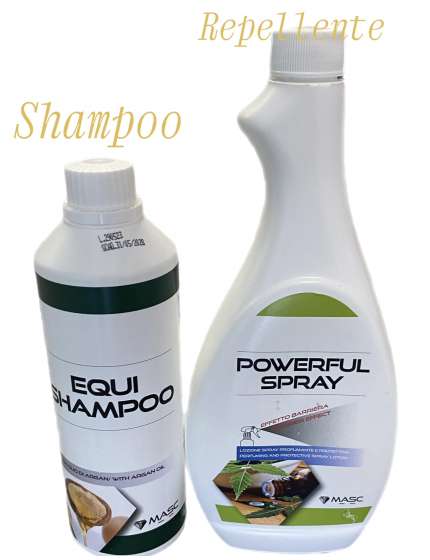 SHAMPOO PER CAVALLI E REPELLENTE NATURALE