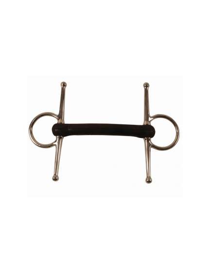 FILETTO PER CAVALLO AD ASTE IN GOMMA RIGIDA