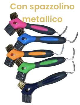 NETTAPIEDI INOX CON SPAZZOLINO SETOLE METALLICHE-26218