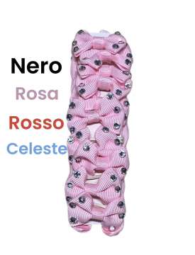 FIOCCHETTI PER TRECCINE CON BRILLANTINI-26221